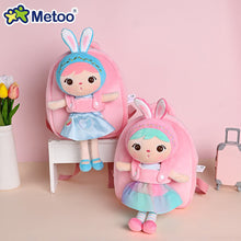 Load image into Gallery viewer, Metoo Plush Backpack with Strap Doll Toys Cute Stuffed Toy for Girls Baby Kid School Shoulder Bag in Kindergarten