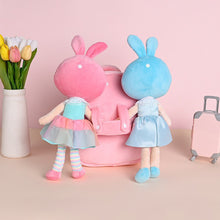 Load image into Gallery viewer, Metoo Plush Backpack with Strap Doll Toys Cute Stuffed Toy for Girls Baby Kid School Shoulder Bag in Kindergarten