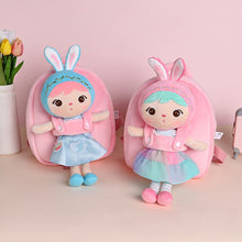 Load image into Gallery viewer, Metoo Plush Backpack with Strap Doll Toys Cute Stuffed Toy for Girls Baby Kid School Shoulder Bag in Kindergarten