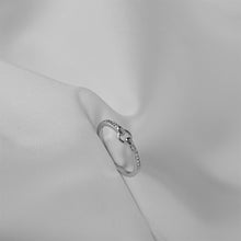 Load image into Gallery viewer, Fashion Niche Silver Circle Ring Opening Adjustable Alloy Ring Simple Ring Jewelry Accessory for Women