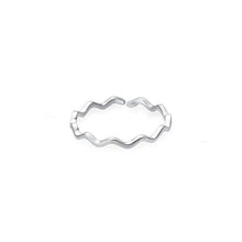 Load image into Gallery viewer, Simple Fashion Wave Ring Opening Adjustable Alloy Ring Niche Delicate Ring Women Jewelry Accessory