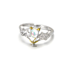 Load image into Gallery viewer, Vintage Moonlight Stone Ring Creative Angel and Demon Couple Ring Adjustable Alloy Ring Jewelry Gift For Men Women