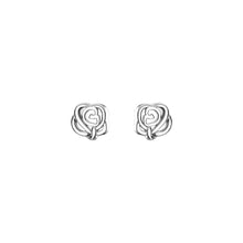 Load image into Gallery viewer, Fashion Temperamental Rose Earrings Gold Silver Alloy Ear Studs Small Delicate Earrings Jewelry Accessories