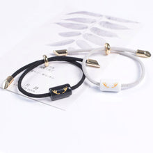 Load image into Gallery viewer, Simple Creative Antler Couple Bracelet Adjustable Woven Ceramic Couple Bracelet Women Men Jewelry Gift