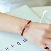 Load image into Gallery viewer, Simple Temperamental Obsidian Couple Bracelet Hand-woven Crystal Bracelet Hand Jewelry for Women Men