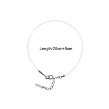 Load image into Gallery viewer, Exquisite Small Silver Anklet Simple Alloy Ankle Chain Anklet Foot Jewelry Accessory for Women