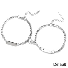 Load image into Gallery viewer, Love Magnetic Titanium Steel Couple Bracelets Simple Pendant Magnetic Couple Bracelets Women Men Hand Jewelry