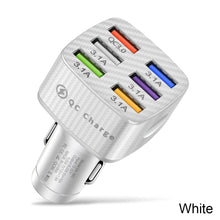 Load image into Gallery viewer, Car Charger Quick Charge 3.0 15A 6 Ports USB Charger For iPhone 13 12 Pro Samsung Xiaomi Huawei Mobile Phone Charger