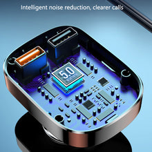 Load image into Gallery viewer, Digital 5.0 Bluetooth Car Charger FM Transmitter 3.1A Fast Charger Car Audio Bluetooth Receiver Dual USB Car Adapter MP3 Player
