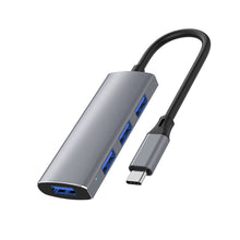 Load image into Gallery viewer, XLYKJ-T902 Adapter One Drag Four Hub USB3.0 Type C Port Multi-function Distributor Docking Station