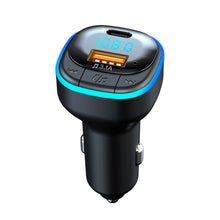 Load image into Gallery viewer, Bluetooth 5.0 Car Charger Fast Charging USB Type C Car Phone Charger FM Transmitter Handsfree Cigarette lighter MP3 Music Player