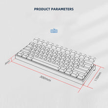 Load image into Gallery viewer, K620 Mini Gaming Mechanical Keyboard 61 Keys RGB Hotswap Type-C Wired Gaming Keyboard PBT Keycaps 60% Ergonomics Keyboards