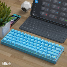 Load image into Gallery viewer, K620 Mini Gaming Mechanical Keyboard 61 Keys RGB Hotswap Type-C Wired Gaming Keyboard PBT Keycaps 60% Ergonomics Keyboards