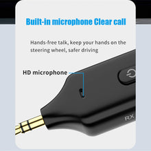 Load image into Gallery viewer, 2 in 1 Wireless Bluetooth 5.0 Receiver Transmitter Adapter 3.5mm Jack For Car Music Audio Aux A2dp Headphone Reciever Handsfree