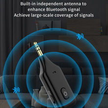 Load image into Gallery viewer, 2 in 1 Wireless Bluetooth 5.0 Receiver Transmitter Adapter 3.5mm Jack For Car Music Audio Aux A2dp Headphone Reciever Handsfree