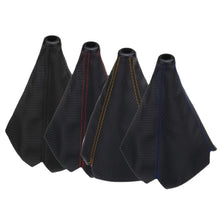 Load image into Gallery viewer, Universal Car Gear Shift Collars Carbon Fiber Auto Car Manual Stick Shifter Knob Gear Shift Boot PU Leather Cover Gaiter