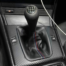 Load image into Gallery viewer, 2Pcs/Set Car Gear Shift Collars Manual Handbrake Gaiter Boot Leather Covers For BMW 3 Series E36 E46 E30 E34 M3 Z3 M Accessories