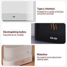 Load image into Gallery viewer, 180ML Simulation Flame Ultrasonic Air Humidifier USB Essential Oil Diffuser Home Office Air Freshener Fragrance Sooth Sleep Atomizer