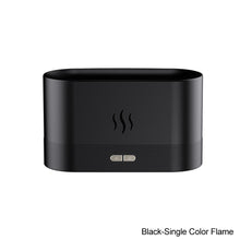 Load image into Gallery viewer, 180ML Simulation Flame Ultrasonic Air Humidifier USB Essential Oil Diffuser Home Office Air Freshener Fragrance Sooth Sleep Atomizer