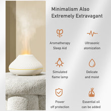 Load image into Gallery viewer, Volcanic Aroma Diffuser Essential Oil Lamp 130ml USB Portable Air Humidifier with Color Flame Night Light