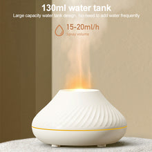 Load image into Gallery viewer, Volcanic Aroma Diffuser Essential Oil Lamp 130ml USB Portable Air Humidifier with Color Flame Night Light
