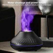 Load image into Gallery viewer, Volcanic Aroma Diffuser Essential Oil Lamp 130ml USB Portable Air Humidifier with Color Flame Night Light