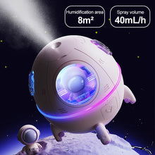 Load image into Gallery viewer, Astronaut Air Humidifier 220ml Electric Ultrasonic Aroma Essential Oil Diffuser Colorful LED Light USB Mist Sprayer Gifts