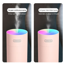 Load image into Gallery viewer, Portable Electric Air Humidifier Aroma Oil Diffuser USB Cool Mist Sprayer with Colorful Night Light for Home Car