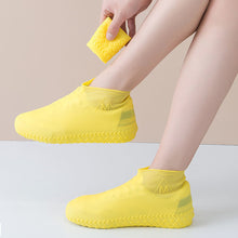 Load image into Gallery viewer, 1 Pair Waterproof Silicone Shoes Cover Unisex Shoes Colorful Protectors Rain Boots for Outdoor Rainy Days Reusable Shoe Covers