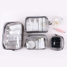 Load image into Gallery viewer, Women Travel Cosmetic Bag Waterproof PVC Transparent Woman Makeup Bags Portable Toiletry Storage Bag Organizer Box