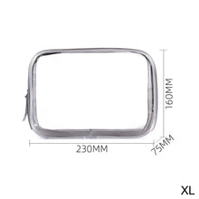 Load image into Gallery viewer, Women Travel Cosmetic Bag Waterproof PVC Transparent Woman Makeup Bags Portable Toiletry Storage Bag Organizer Box