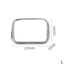 Load image into Gallery viewer, Women Travel Cosmetic Bag Waterproof PVC Transparent Woman Makeup Bags Portable Toiletry Storage Bag Organizer Box