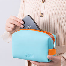 Load image into Gallery viewer, Women Travel Cosmetic Bag Waterproof Pu Cute Candy Colors Woman Makeup Bags Portable Toiletry Storage Bag Organizer Box
