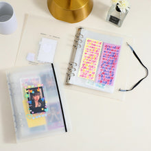 Load image into Gallery viewer, A5 Kpop Binder Photocards Holder Ins Polaroid Album Book Album Heart Photo Card Album Student School Stationery