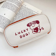Load image into Gallery viewer, Kawaii Bear Pencil Bags Cartoon Cute Simple Pencil Cases Student School Supplies Stationery Pencil Bags Storage Bag Canvas Girl Bags