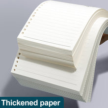 Load image into Gallery viewer, A5 A4 B5 Loose Leaf Notebook Refill Spiral Binder Inner Page Weekly Monthly To Do Line Dot Grid Inside Paper Stationery
