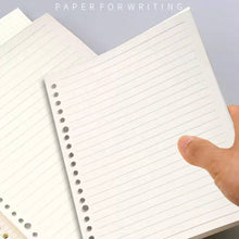 Load image into Gallery viewer, A5 A4 B5 Loose Leaf Notebook Refill Spiral Binder Inner Page Weekly Monthly To Do Line Dot Grid Inside Paper Stationery