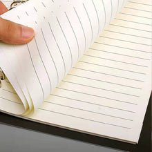 Load image into Gallery viewer, A5 A4 B5 Loose Leaf Notebook Refill Spiral Binder Inner Page Weekly Monthly To Do Line Dot Grid Inside Paper Stationery