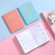 Load image into Gallery viewer, 2023 A7 Mini Notebook 365 Days Portable Pocket Notepad Daily Weekly Agenda Planner Notebooks Stationery Office School Supplies