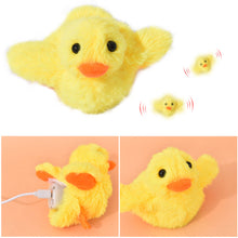 Load image into Gallery viewer, Flapping Duck Cat Toys Interactive Electric Bird Toys Washable Cat Plush Toy With Catnip Vibration Sensor Cats Game Toy Kitten