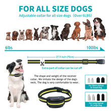 Load image into Gallery viewer, 3 IN 1 Electric Dog Training Collar Pet Remote Control Barkproof Collars Anti Barking Device Beep Vibration Sound Flashlight Rechargeable Waterproof