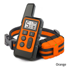 Load image into Gallery viewer, Electric Dog Training Collar Waterproof Pet Remote Control Anti Barking Device Rechargeable 500m with Shock Vibration Sound Flashlight