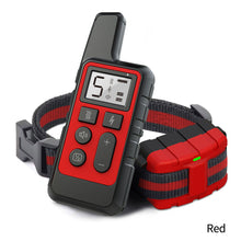 Load image into Gallery viewer, Electric Dog Training Collar Waterproof Pet Remote Control Anti Barking Device Rechargeable 500m with Shock Vibration Sound Flashlight