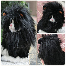 Load image into Gallery viewer, Pet Halloween Hat Cute Lion Mane Cat Wig Hat Dogs Cat Funny Costume Decor Accessories Lion Wig Fancy Hair Cap Pet Supplies