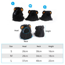 Load image into Gallery viewer, Pet Halloween Hat Cute Lion Mane Cat Wig Hat Dogs Cat Funny Costume Decor Accessories Lion Wig Fancy Hair Cap Pet Supplies
