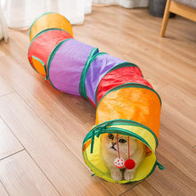 Load image into Gallery viewer, Pet Cat Tunnel Toys Foldable Pet Kitty Training Interactive Fun Toy For Cats Rabbit Small Animal Play Tunnel Tube