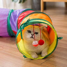 Load image into Gallery viewer, Pet Cat Tunnel Toys Foldable Pet Kitty Training Interactive Fun Toy For Cats Rabbit Small Animal Play Tunnel Tube