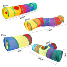 Load image into Gallery viewer, Pet Cat Tunnel Toys Foldable Pet Kitty Training Interactive Fun Toy For Cats Rabbit Small Animal Play Tunnel Tube