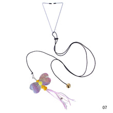 Load image into Gallery viewer, Interactive Cat Toy Hanging Clip Plush Simulation Mouse Retractable Door Hanging Elastic Funny Cats Stick Teaser Toys Pet Supplies