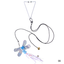 Load image into Gallery viewer, Interactive Cat Toy Hanging Clip Plush Simulation Mouse Retractable Door Hanging Elastic Funny Cats Stick Teaser Toys Pet Supplies